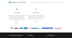 Desktop Screenshot of compareinsurancequotes.com